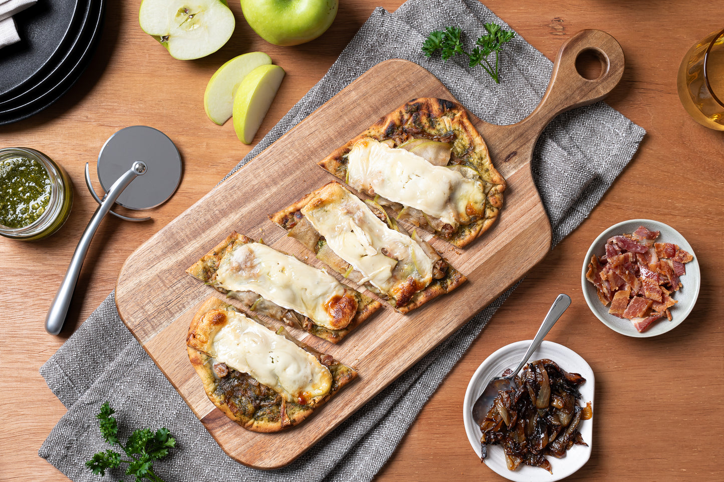 French Apple & Brie Flatbread